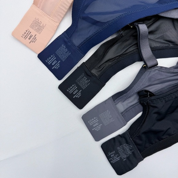 Lot 5 Soma Unbelievable Lift Perfect Coverage Bra 40G Stunning Support Full - Picture 7 of 10